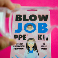 BLOW JOB PPE Kit - No More Mess! ~ Funny Adult Gag Joke Gift