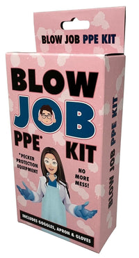 BLOW JOB PPE Kit - No More Mess! ~ Funny Adult Gag Joke Gift