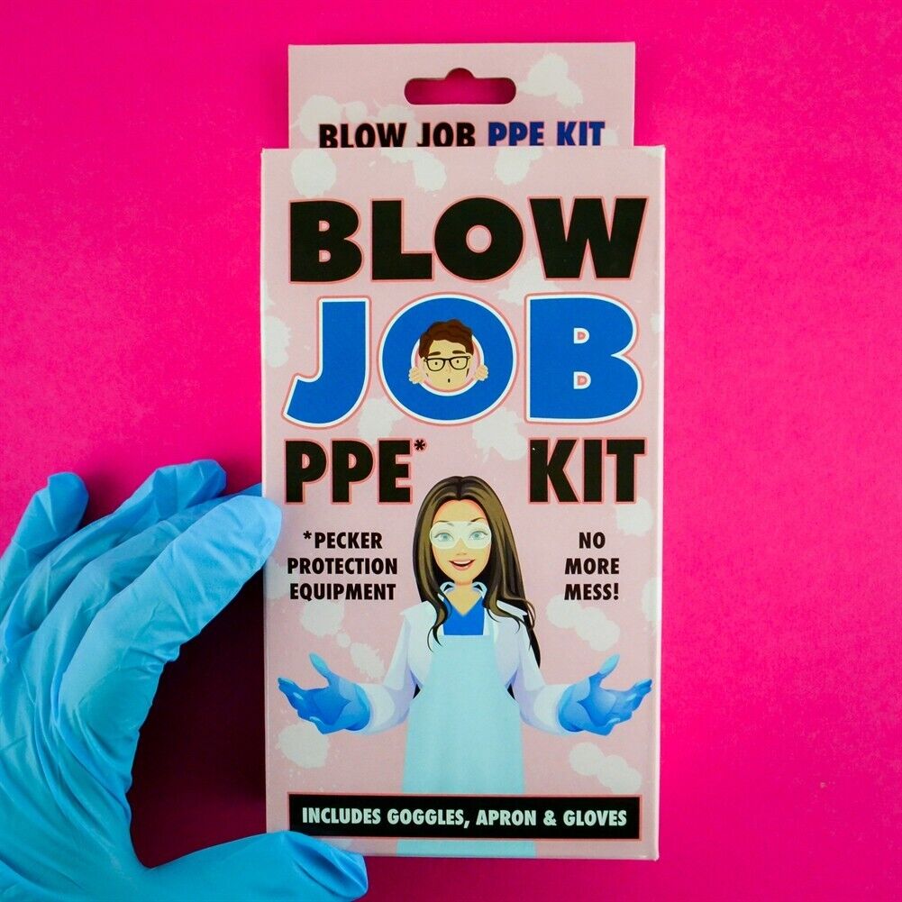 BLOW JOB PPE Kit - No More Mess! ~ Funny Adult Gag Joke Gift