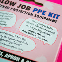 BLOW JOB PPE Kit - No More Mess! ~ Funny Adult Gag Joke Gift