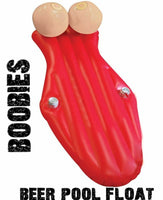 Giant Boobies Pool Float Beer Cup Holders 4.5 FEET Boob Swimming Raft GaG Joke
