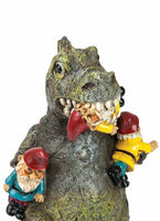 BigMouth Inc. The Great Massacre Garden Gnome T-Rex - Escultura de estatua al aire libre
