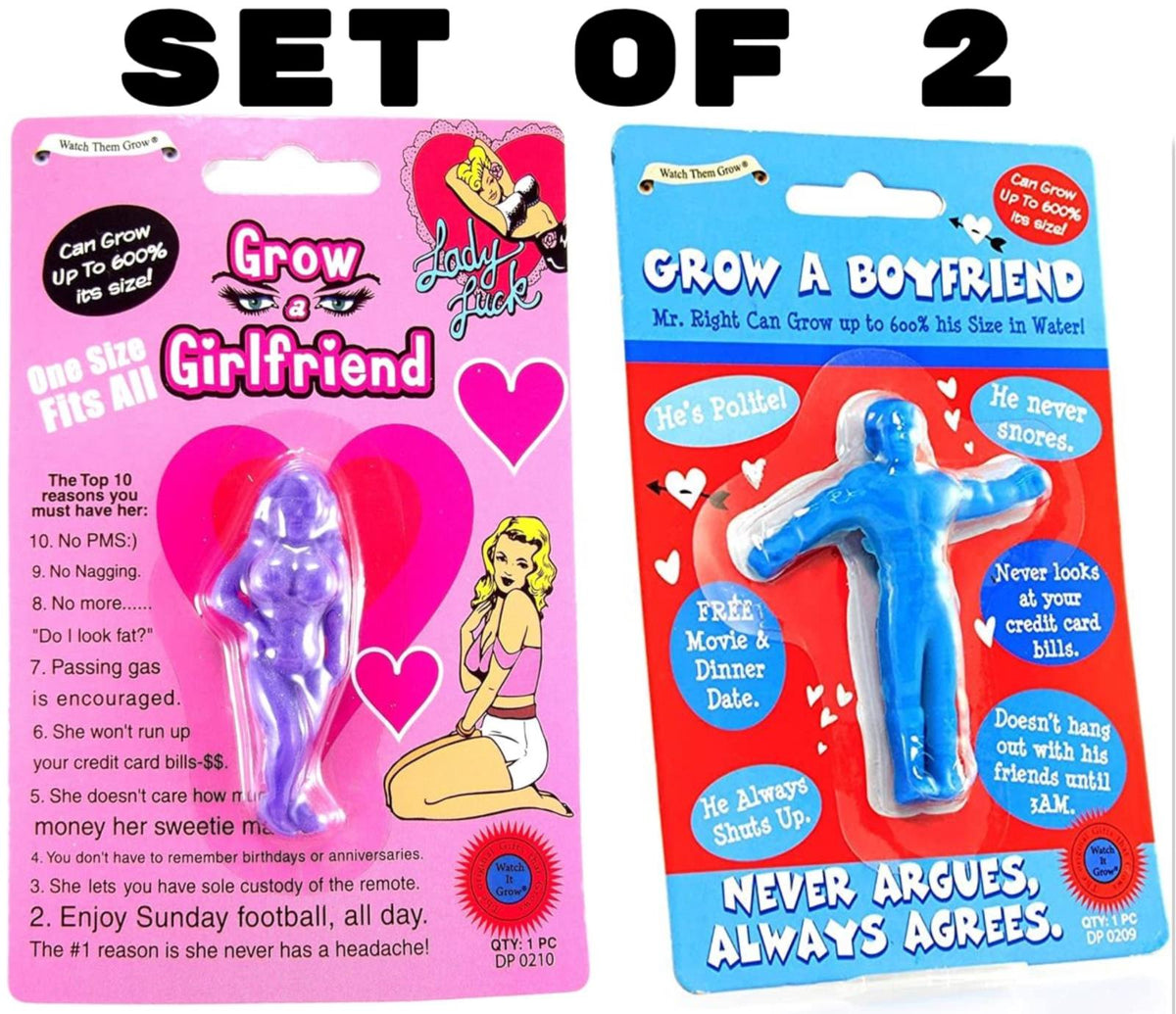 Grow A Girlfriend & Boyfriend - COMBO SET - Funny GaG Joke Novelty