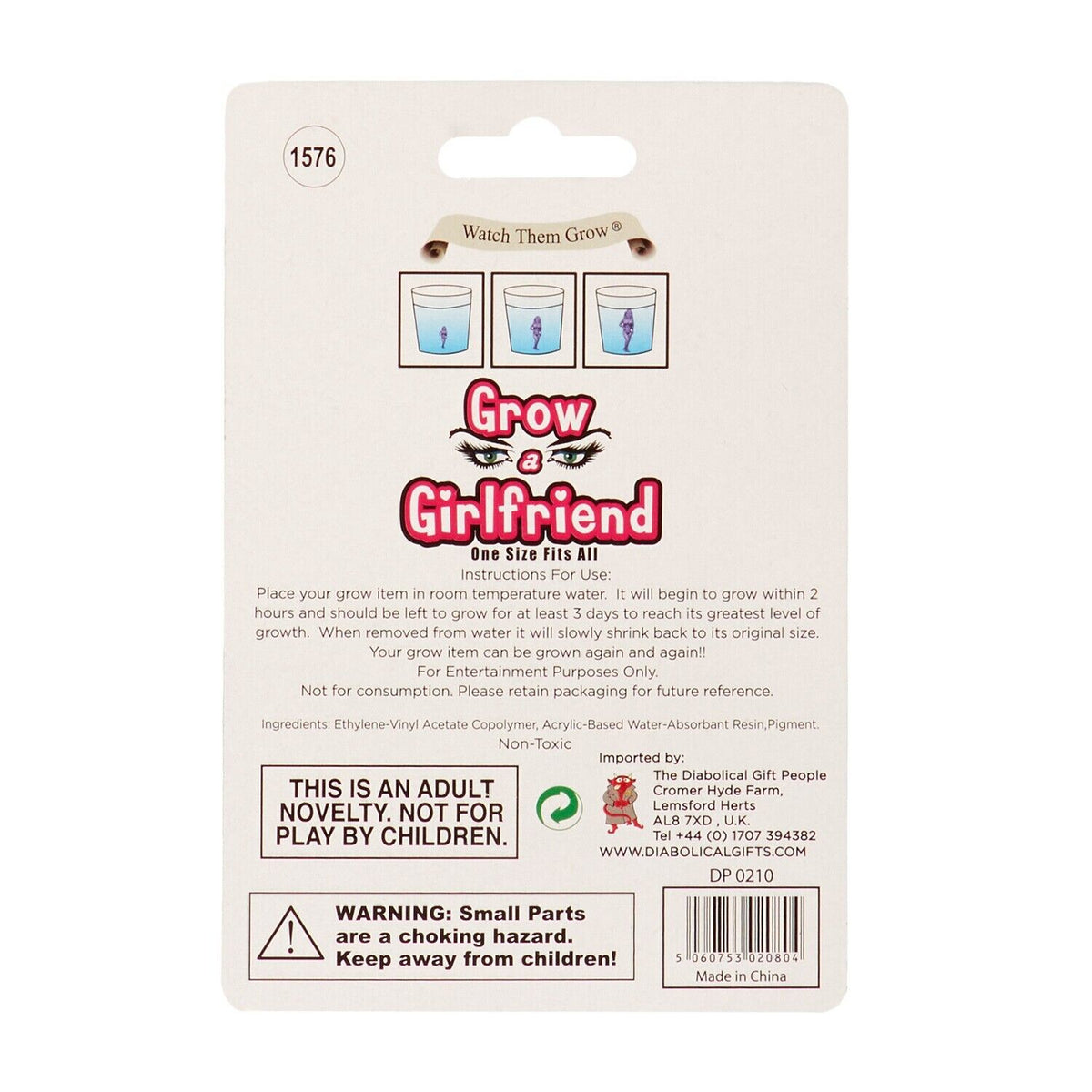 Grow A Girlfriend & Boyfriend - COMBO SET - Funny GaG Joke Novelty