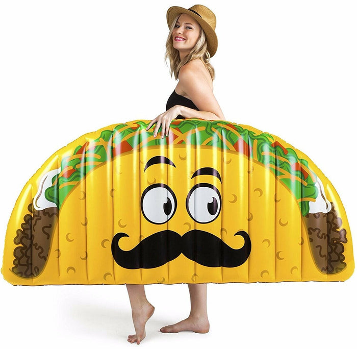 BigMouth Inc - Tubo inflable para balsa flotante de verano para piscina inflable GIANT TACO