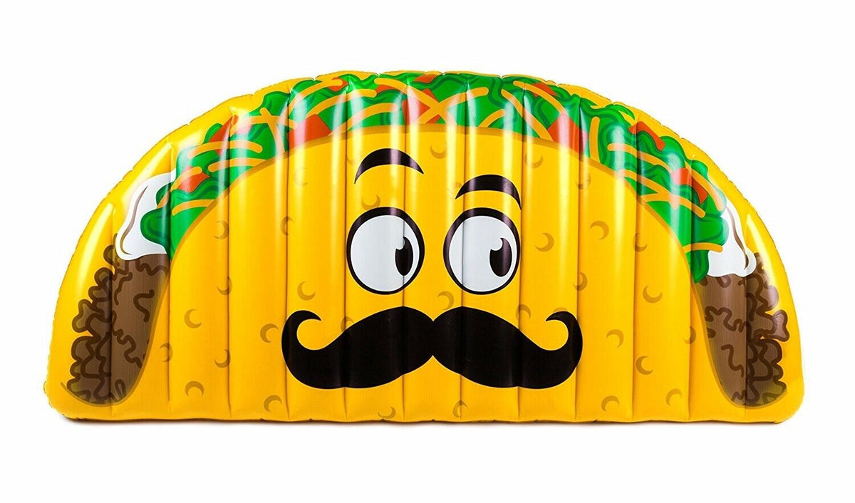 BigMouth Inc - Tubo inflable para balsa flotante de verano para piscina inflable GIANT TACO