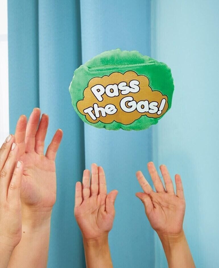 Who Farted? Pass the Gas Game - Musical Sound Hot Potato Family Party Gag Game