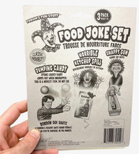 Food Joke Prank Nouveauté GaG Joke Set - Snap Gum - Jumping Candy - Ketchup Spill