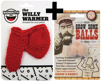 1 Willy Warmer "Heater for your Peter"  + 1 Grow A Pair of Balls - GaG COMBO SET