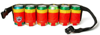 THE SHOTGUN SHELL BEER BELT 6 Pack Beer Holster Bottles or Cans - BigMouth Inc