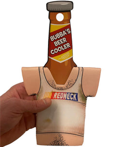Redneck sudoroso y peludo - Soporte para botella de cerveza Koozie - ¡Fanáticos de los autos Nascar!