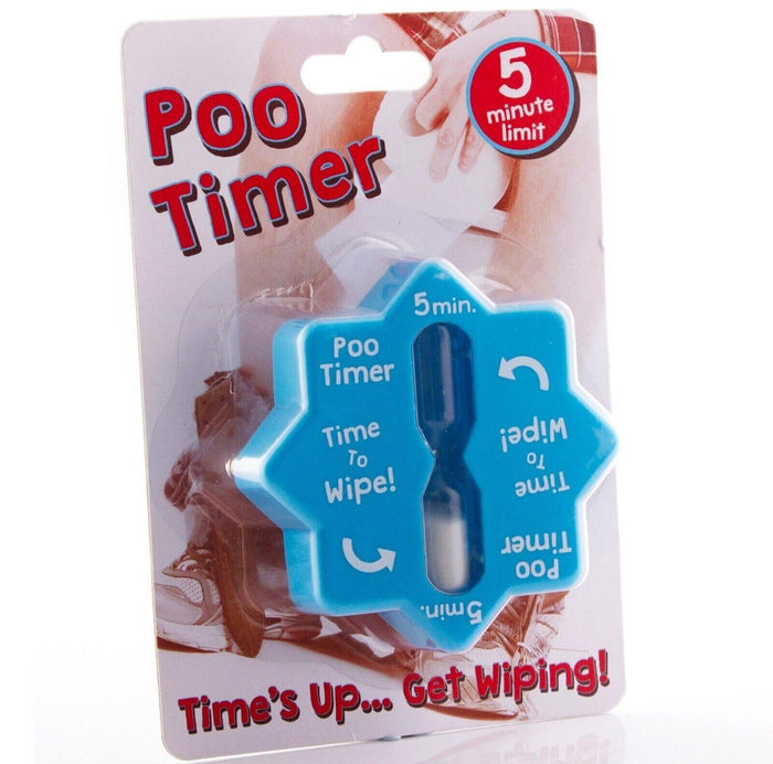 Poo Timer - Baño Potty Poop Clock Gag Broma Broma Cumpleaños, Navidad, Secreto