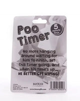 Poo Timer - Bathroom Potty Poop Clock Gag Joke Prank Birthday, Christmas, Secret