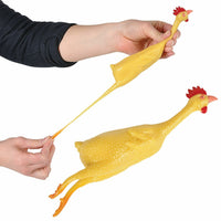 L'ensemble de poulet ultime – 4 poulets en caoutchouc assortis – GaG Prank Joke Funny Gift