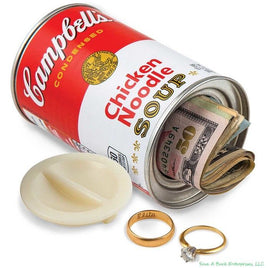 Campbell’s ® Chicken Noodle Soup - Decoy Security Bank Safe - cash jewelry