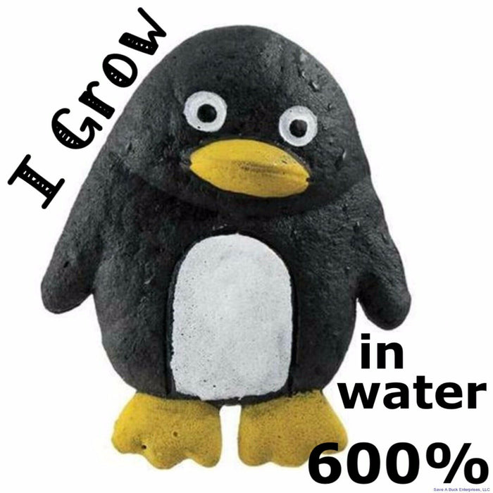 Pingüino en crecimiento ** Solo agrega agua ** divertido juguete novedoso para niños