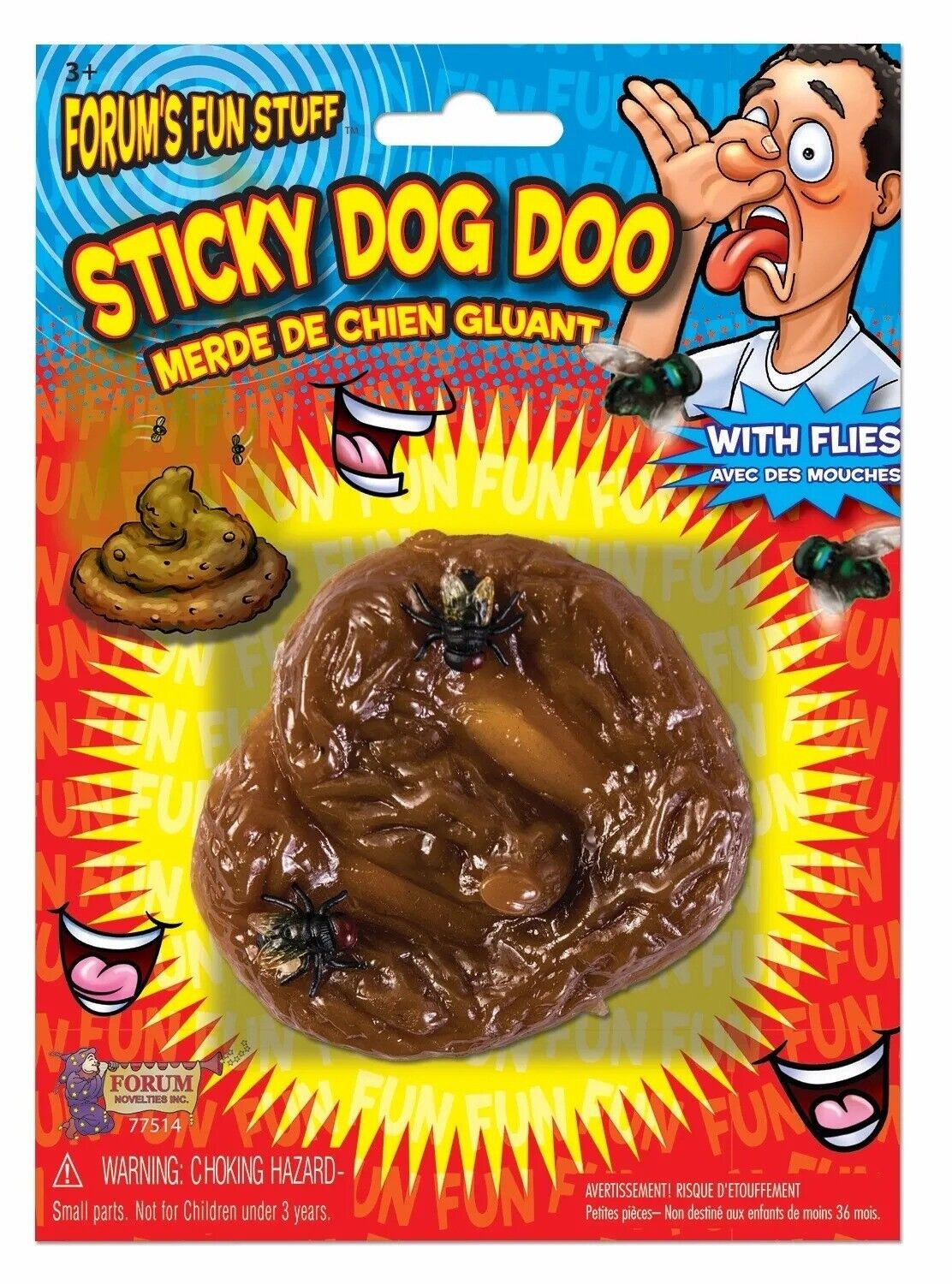 Sticky Dogs Sticky Dog Poop with Flies - Prank Toy for All Ages – Giggle Novelties