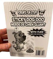 Caca de chien collant avec mouches merde puant merde blague blague puant faux accessoire magique jouet