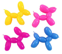 4 CHIEN BALLON STRECHY - Jouet pour enfant en caoutchouc extensible Party Favor - Couleurs assorties !