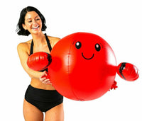 Flotador inflable gigante de juguete para fiesta en la piscina con pelota de playa con garras de cangrejo de 30" - BigMouth Inc