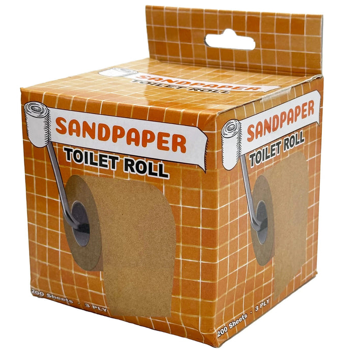 Rollo de papel higiénico SANDPAPER - Broma divertida y novedosa para fiestas en el baño de GaG