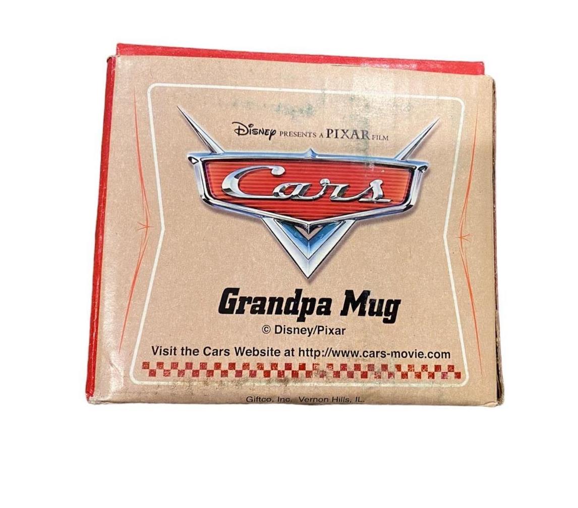 Tasse tasse Disney Pixar Cars - Grand-père, tu es le meilleur - hautement collectionnable avec boîte