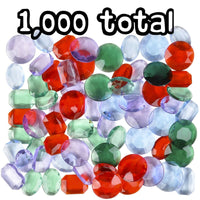 1000 Large - Pirate Treasure Gems Jewelery Diamond Rhinestone Jewels Party Craft