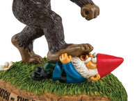 BigMouth Inc. The BigFoot Sasquatch Gnome Wrecker - Escultura de estatua de jardín