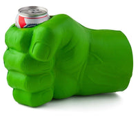 BigMouth THE BEAST GIANT GREEN HULK FIST Drink Beer Holder Foam Cooler Kooler