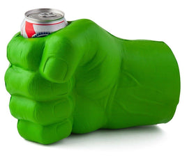 BigMouth THE BEAST GIANT GREEN HULK FIST Drink Beer Holder Foam Cooler Kooler