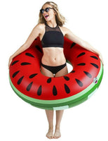 BigMouth - Giant 4 FT Watermelon Slice Inflatable Swimming Pool Float Raft Tube