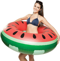 BigMouth - Giant 4 FT Watermelon Slice Inflatable Swimming Pool Float Raft Tube