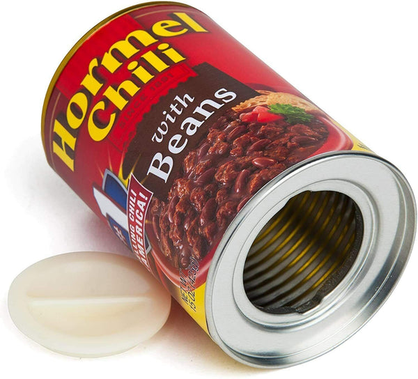 Hormel ® Chili with Beans Secret Safe - Decoy Security Bank - Joyería con monedas en efectivo