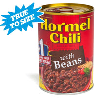 Hormel ® Chili with Beans Secret Safe - Decoy Security Bank - Joyería con monedas en efectivo