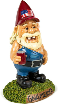 BigMouth Gnamerica Nain de Jardin Redneck Bière Potable USA Fier Statue Américaine