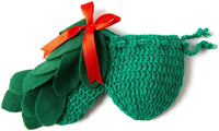 THE CHRISTMAS MISTLETOE Willy Warmer Weener Knitted Crochet Sock - GaG Joke Gift