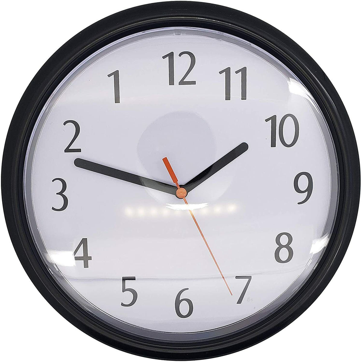 Backwards Wall Clock 9" Reverse Counter Clockwise Time - Gag Joke Prank Gift Toy