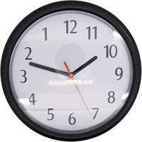 Backwards Wall Clock 9" Reverse Counter Clockwise Time - Gag Joke Prank Gift Toy