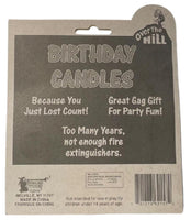 OLD - Over The Hill Birthday Candle Cake Topper - Gag Prank Joke Retraite