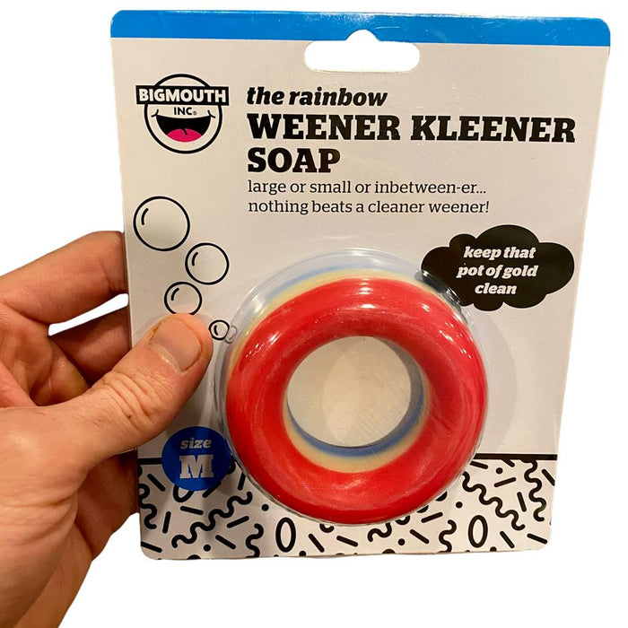 RAINBOW Weener Cleaner Soap Willy Weiner - Joke Gag Gift Party Adult Shower Toy