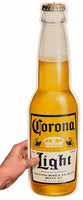 Corona Light Metal Tin Beer Bottle Bar Pub Sign 22" X 6" Garaje Mancave Room