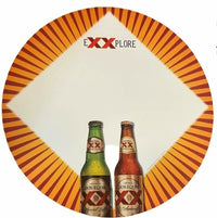 ENSEMBLE DE 2 affiches de bouteilles de bière Dos Equis Bar Pub Mancave Signs - Nouveau