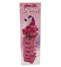 STACK THE LICORN - Tour d'empilage de blocs de bois classique et amusant pour enfant