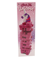 STACK THE UNICORN - Funny Classic Wood Block Stacking Tower Child Play Toy Game