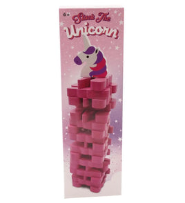 STACK THE UNICORN - Funny Classic Wood Block Stacking Tower Child Play Toy Game