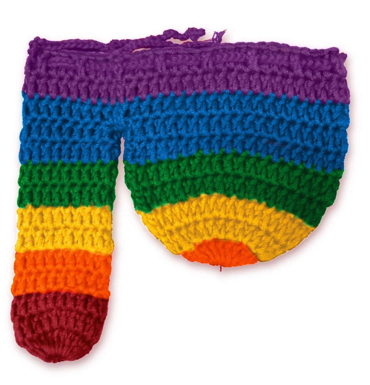 RAINBOW PRIDE LGBT WILLY WARMER   "Heater for your Peter"  Weener WEINER SOCK