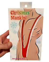 Christmas Santa Mankini  Willy Warmer Thong -  Men's Weener Bikini Holiday Gift