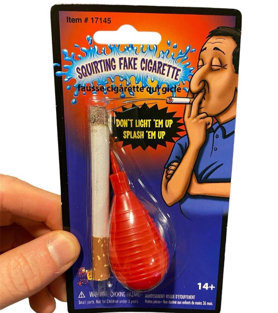 fake light up cigarette LITE RUBBER CIGAR LED Red Ash D Joke Prank Gag Magic Trick Prop Thanks to the realistic look Best prop cigarettes for onstage