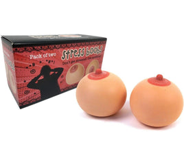2pk Stress Boobs - Squeeze Boobies Feels Real! Adult Novelty Breast Man Toy Gift