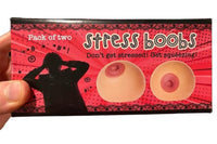 2pk Stress Boobs - Squeeze Boobies, c'est réel ! Cadeau de jouet pour homme de poitrine de nouveauté adulte